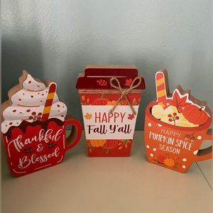 Fall tier tray decor